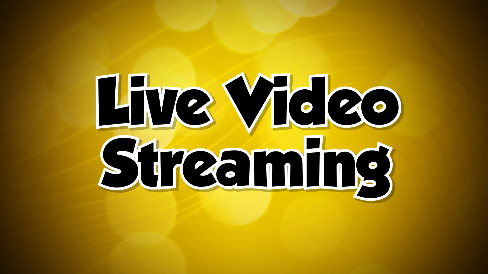 Yellow Streaming Service Live Video Streaming Events - Big Yellow Feet